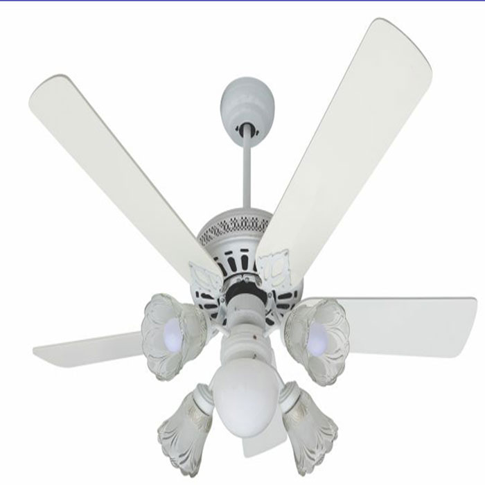 Quạt trần đèn chùm cánh gỗ Kim Thuận Phong NP505