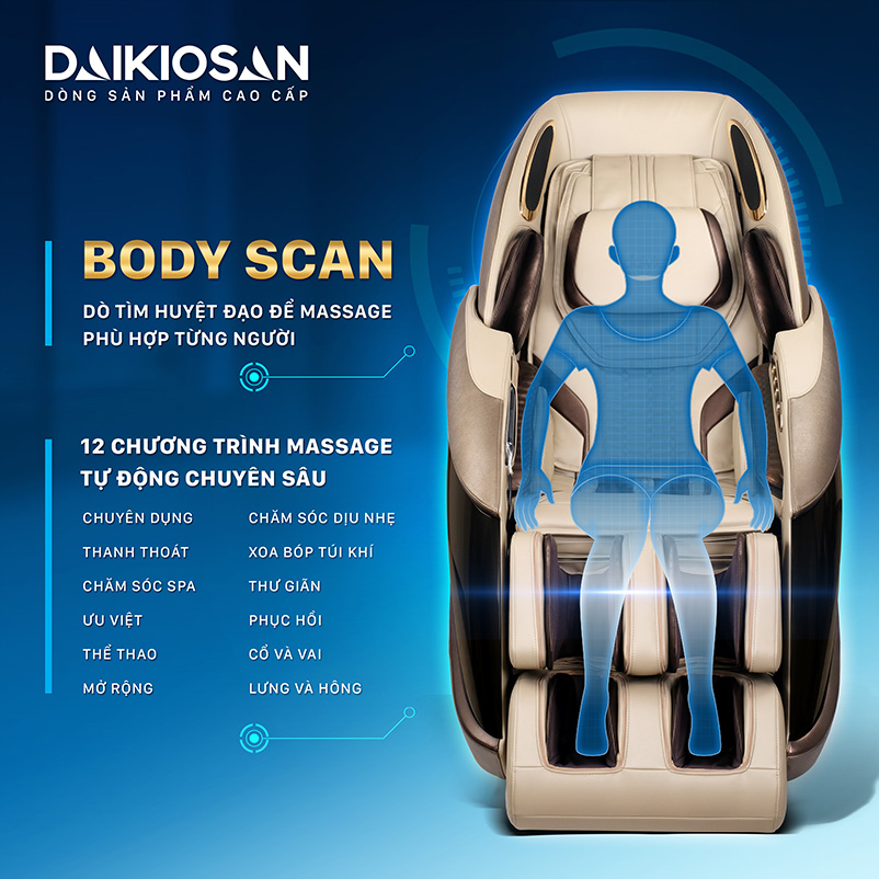 Ghế Massage Daikiosan DVGM-30003