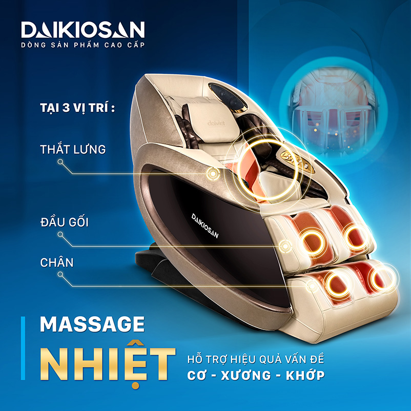 Ghế Massage Daikiosan DVGM-30003