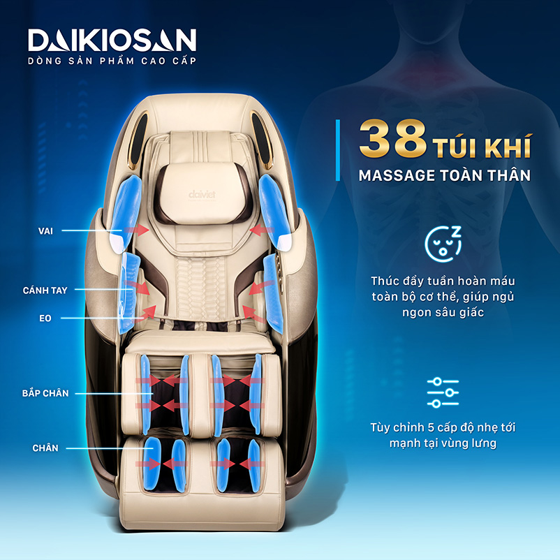Ghế Massage Daikiosan DVGM-30003