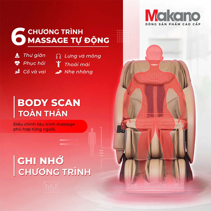 Ghế Massage Makano MKGM-10001